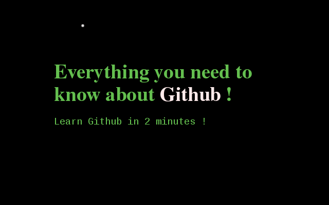 Github tutorial