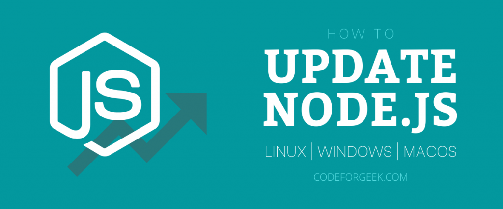 nodejs update windows