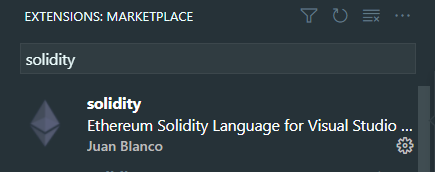 Solidity On Vs Code Step2