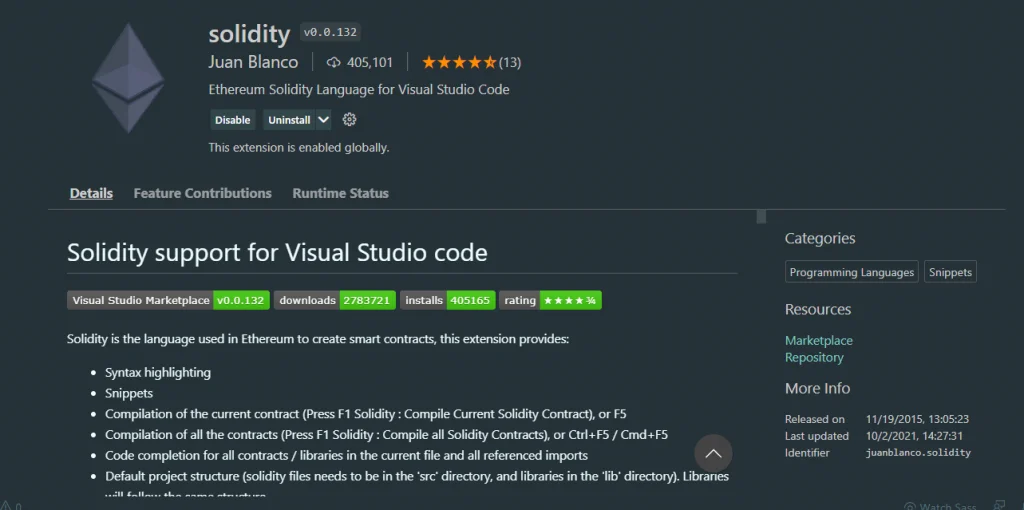 Solidity On Vs Code Step3