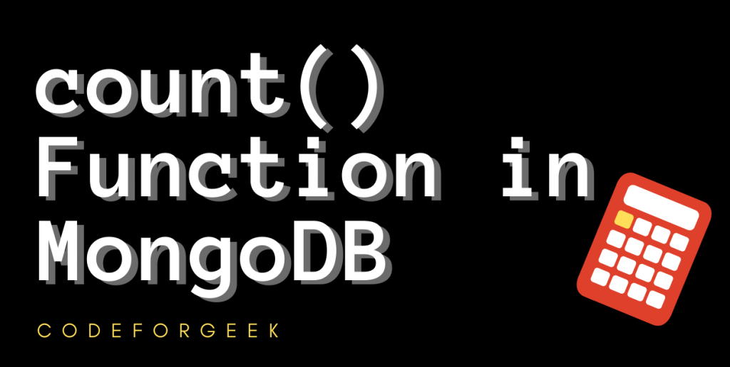 Count Function In MongoDB Featured Image