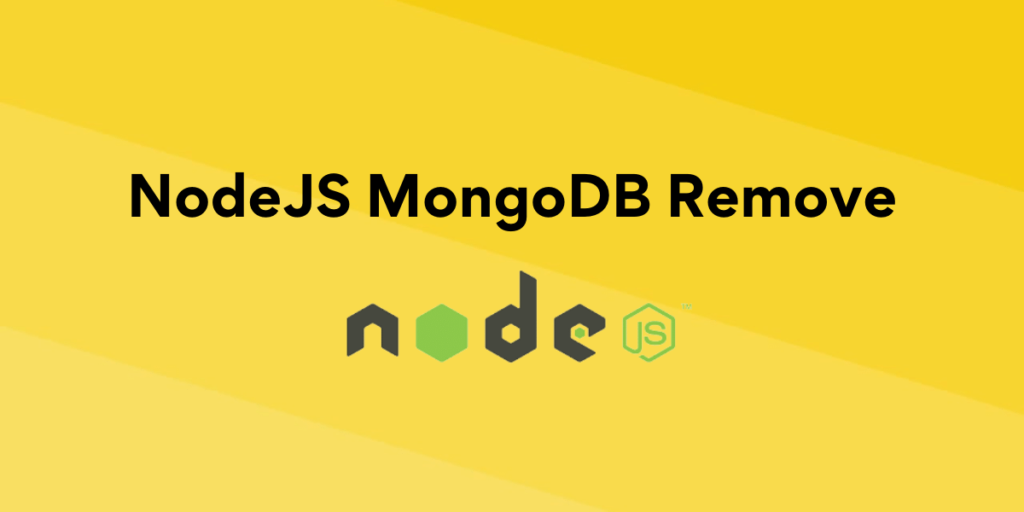 NodeJS MongoDB Remove Thumbnail