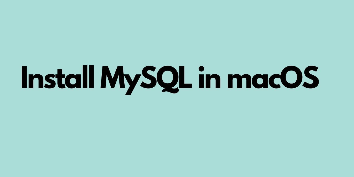 how to start mysql on mac that is installed by homebrew
