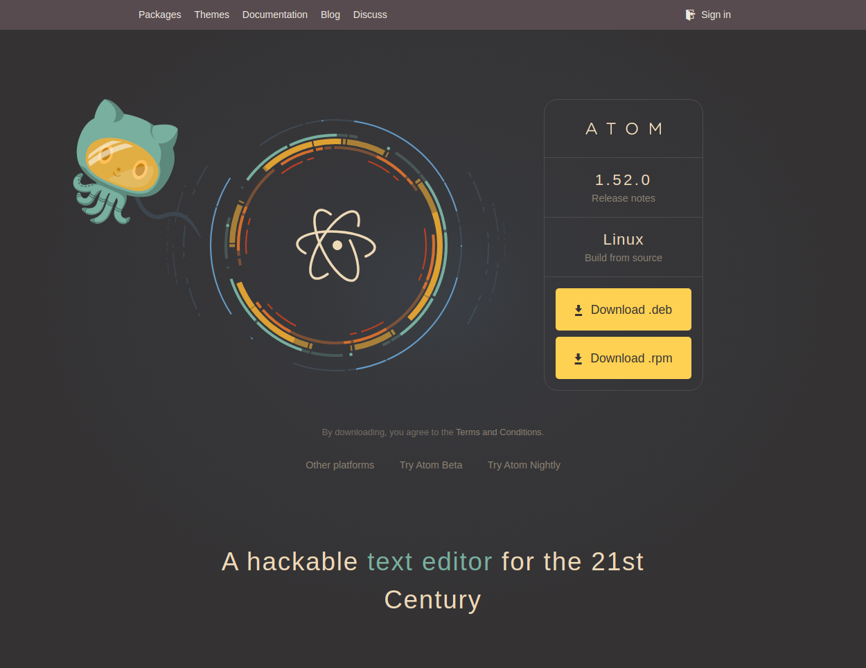 how to install atom editor in Ubuntu
